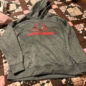 Pink camo Under Armour sweatshirt